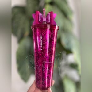 Starbucks 2016 Foil Magenta acrylic tumbler